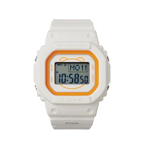 ライオン ベビージー 腕時計 ブラック BGD-501-7DR WHITE RYAN X BABY-Gのコラボレーション