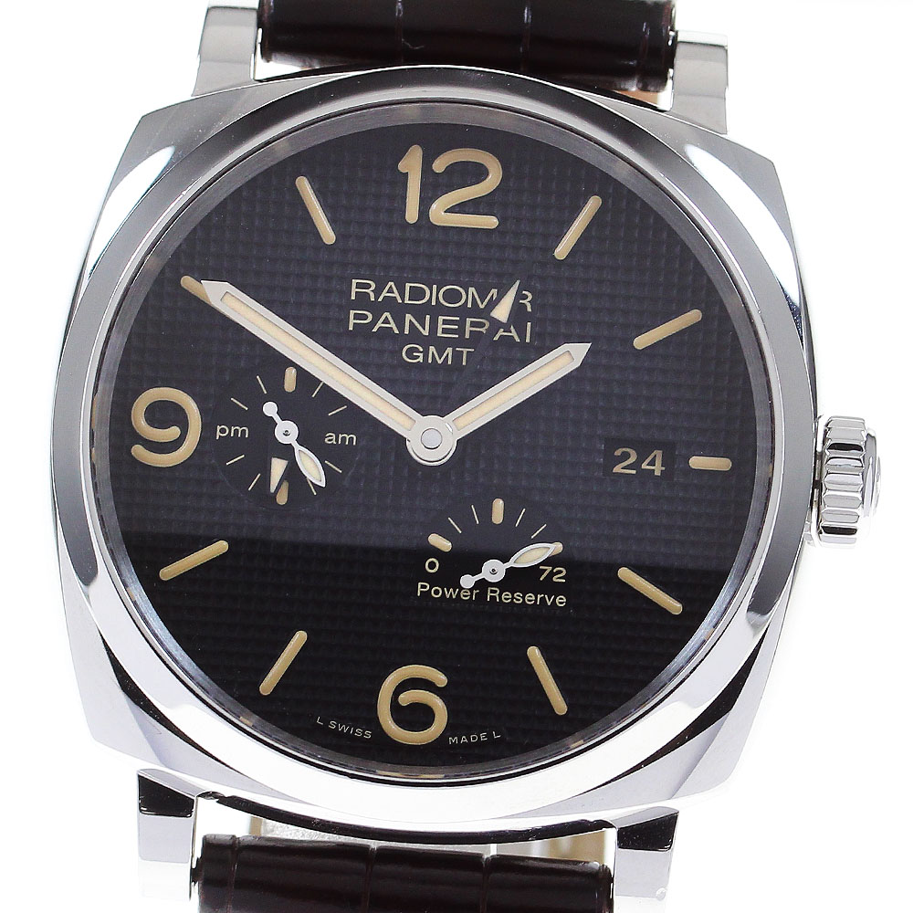 パネライ PANERAI PAM00628 ラジオミール 1940 GMT パワーリザーブ 自動巻き メンズ _822039【中古】