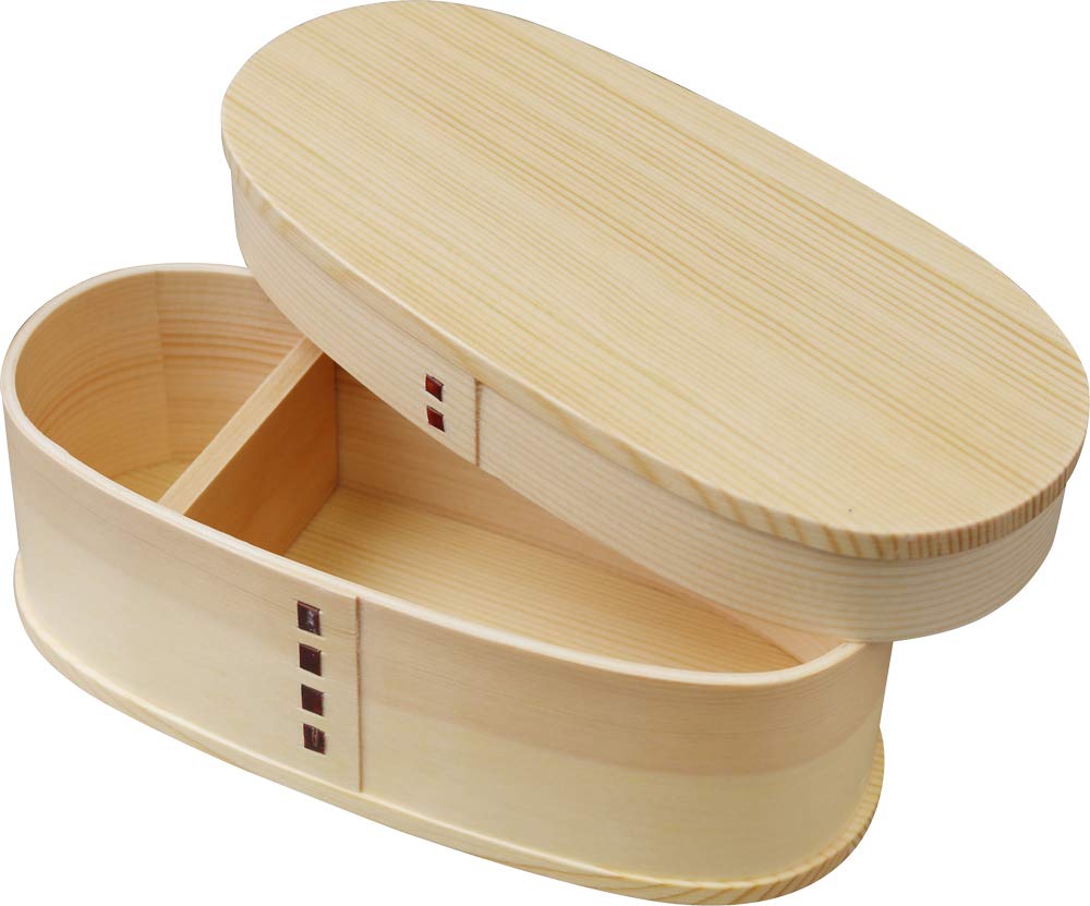 弁当箱 かぶせ型スリム弁当箱 400cc 曲げわっぱ 64506