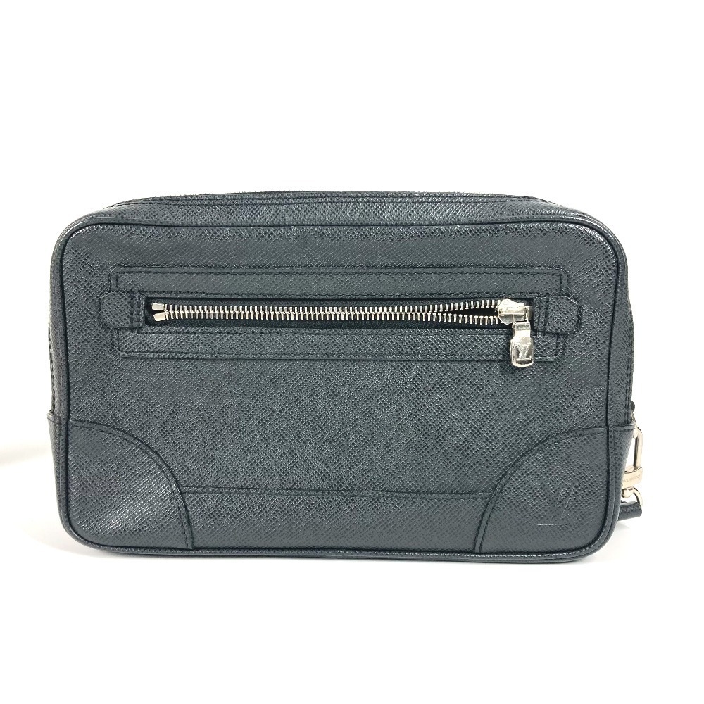 セカンドバッグ M31142 パヴェル タイガ カバン ポーチ クラッチバッグ ストラップ付き タイガレザー アルドワーズ ブラック