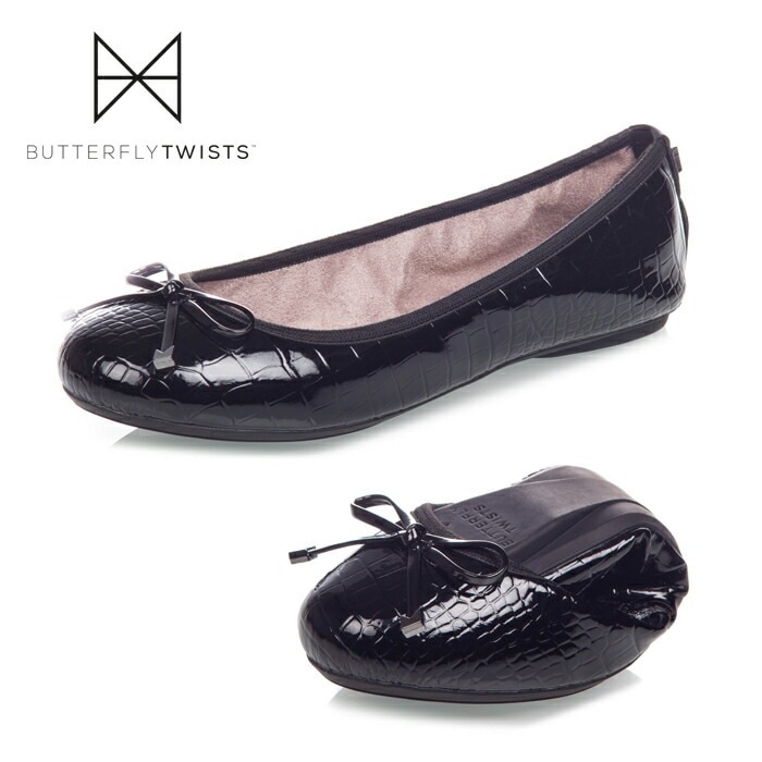 バタフライツイスト FRANKIE フランキー Butterflytwist 卒園 卒業 入園 入学 行事 イベント 参観日 携帯シューズ 折りたたみ 靴 バレエシューズ フラットシューズ ポケッタブ