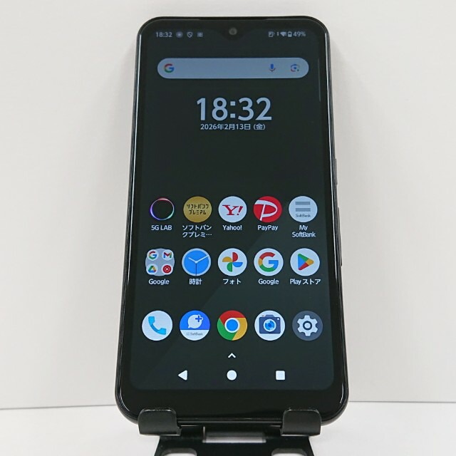 arrows We A101FC SoftBank ブラック 送料無料 本体 c17172 【中古】