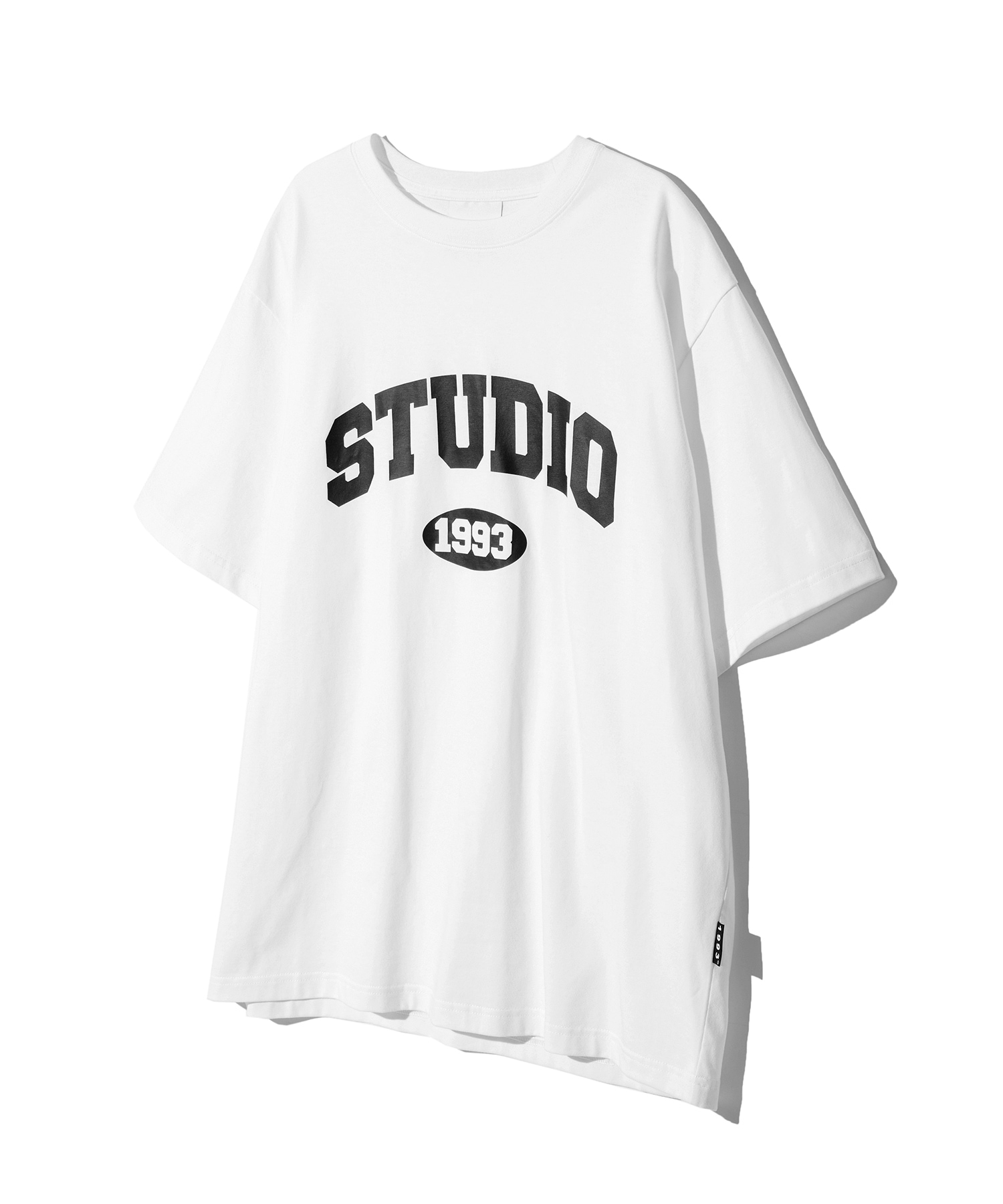 1993 スタジオアーチロゴ Tシャツ_ホワイト