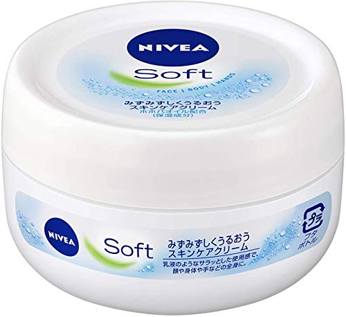 【ニベア花王】ニベアソフト スキンケアクリーム ジャー ９８ｇ ×５個セット