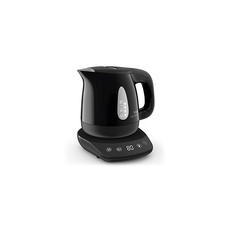 【即納】ティファール 電気ケトル 0.8L 温度調節 8段階 「アプレシア コントロール ブラック」 保温 自動電源オフ 空だき防止 KO7208JP