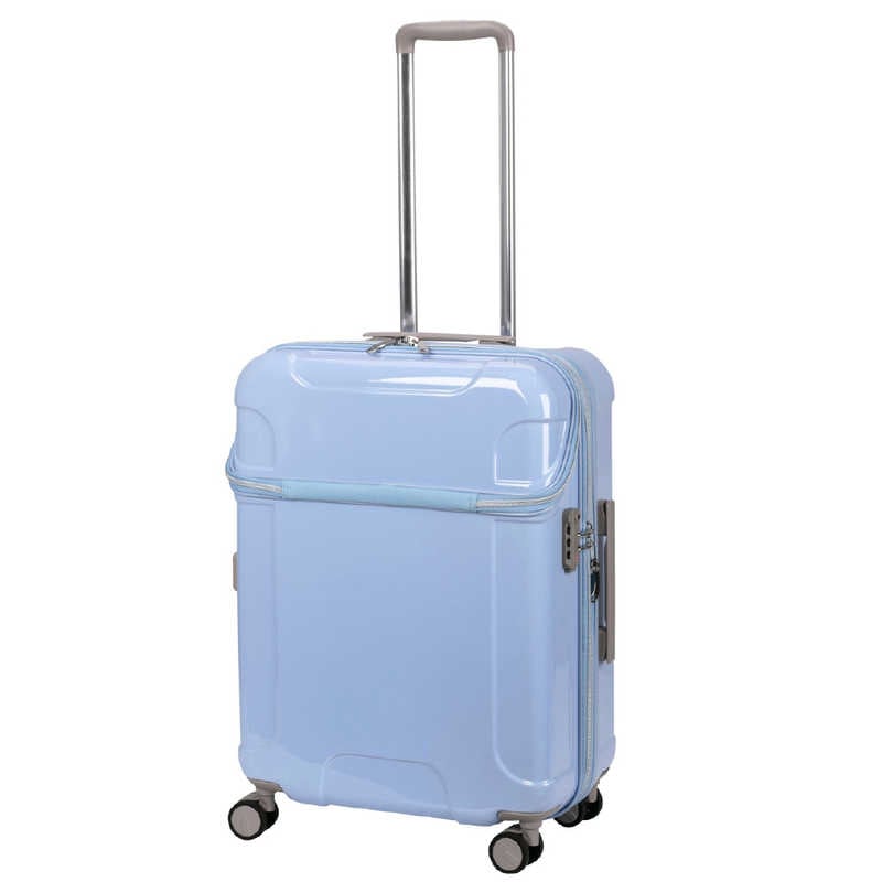 アクタス トップオープンキャリーソフィーマカロン ファスナータイプ 宿泊目安:5泊~1週間以上 57L(68L) TSAロック搭載 スカイ 74-31252