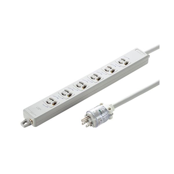 サンワサプライ 医用接地プラグ付き電源タップ TAP-HPM6-5W 10,051円