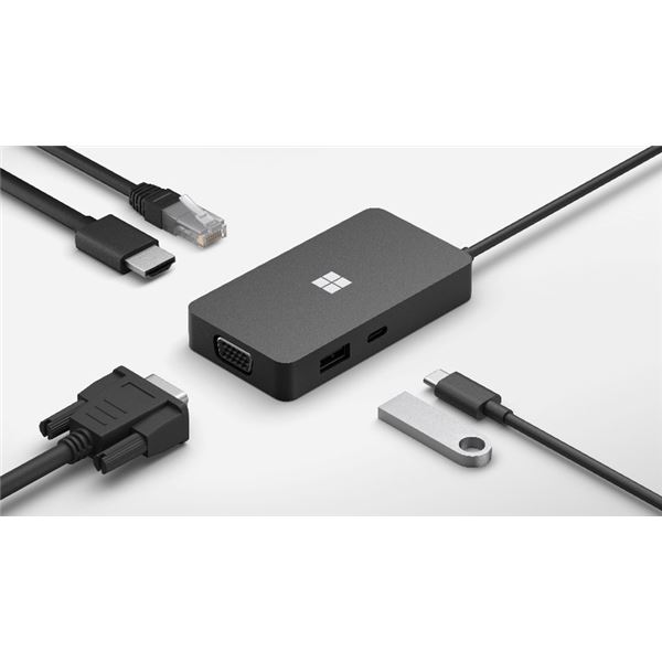 Microsoft(マイクロソフト) USB-C Travel Hub トラベルアダプター JapaneseBlack Japan 1 License Japan Only SWV-00006