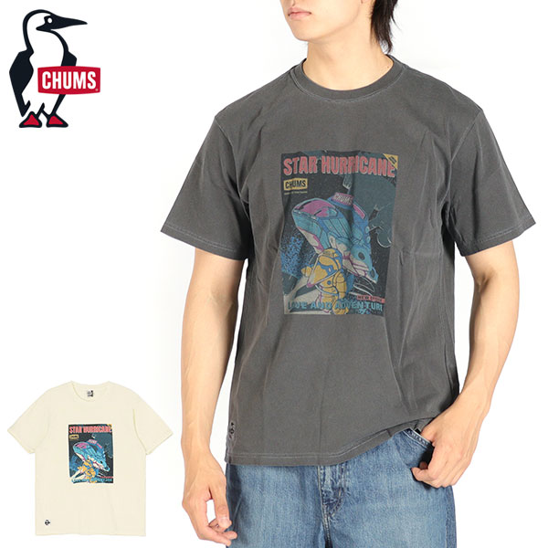 日本正規品 Tシャツ メンズ レディース ブランド 半袖 綿100％ プリント かわいい かっこいい カジュアル グラフィックTシャツ チャムススターハリケーンTシャツ CH01-2529