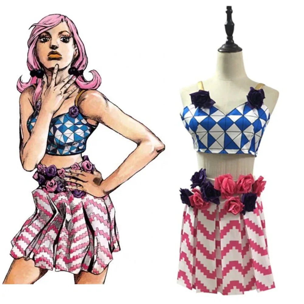 ジョジョの奇妙な冒険 PART6 STONE OCEAN 広瀬康穂 コスプレ衣装 コスプレ コスチューム期間限定30％