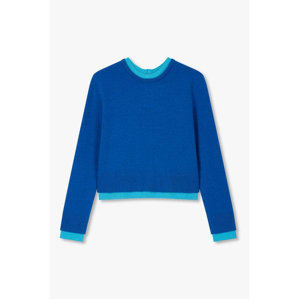 ネックカラーポイントラウンドプルオーバー9105452105051