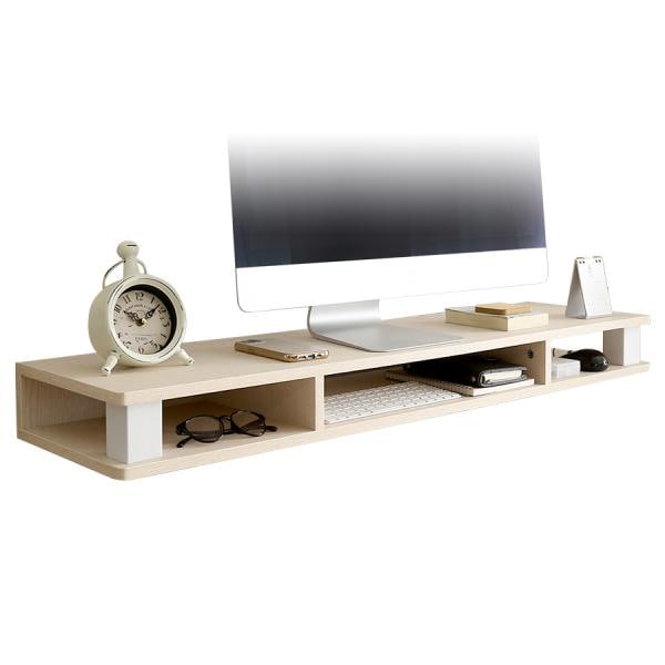 モニター台 ワイド 幅広 幅110cm テレビ台 TV台 オープンラック パソコンモニター 引き出し無し シンプル 棚 置き台 収納スペース 白 ホワイト おしゃれ 北欧