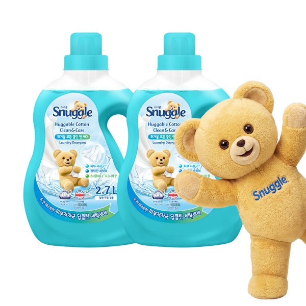 スナッグル液体洗剤 大容量 2.7L 2個 + スナッグル (贈呈品なくなり次第贈呈終了)