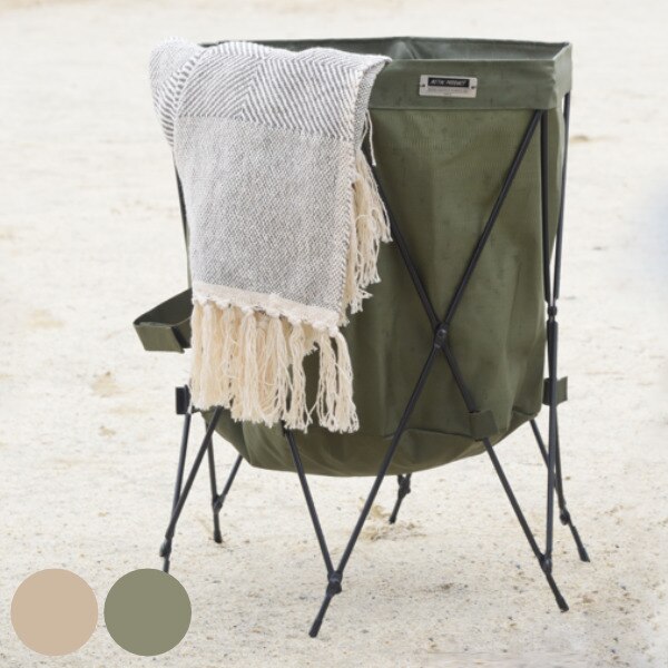 アウトドア バスケット 幅41x奥行41x高さ50cm 折りたたみ フォールディング