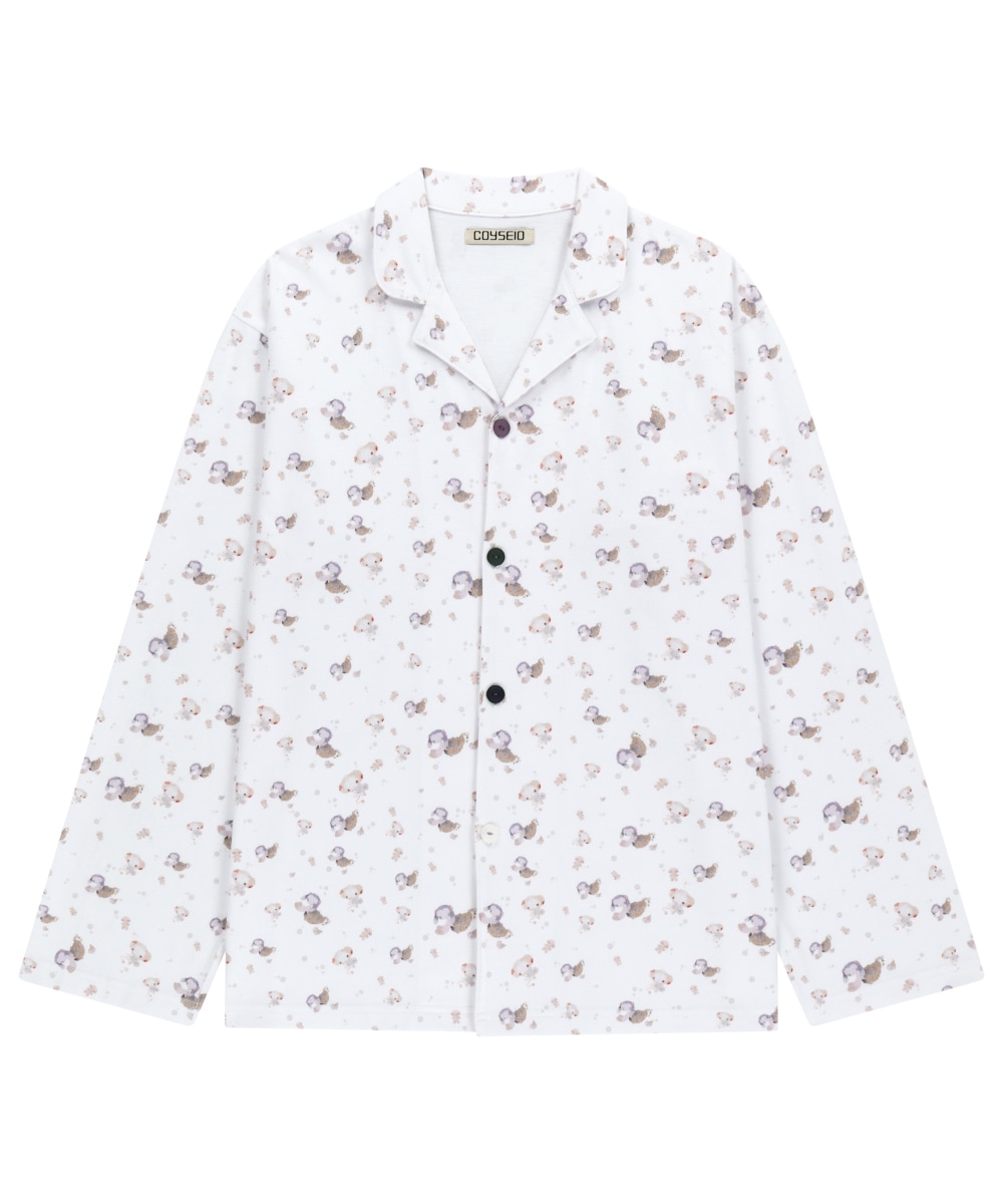 【COYSEIO】 25FW PEACH SLEEPWEAR SET : WHITE