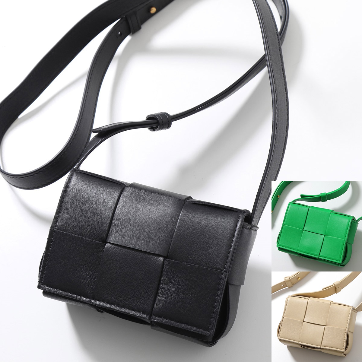 BOTTEGA VENETA ボッテガヴェネタ ショルダーバッグ CANDY キャンディー カセット 666688 VMAY1 レディース マキシイントレチャート 鞄 カラー3色