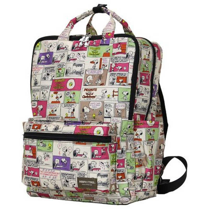 ハピタス　折り畳みリュック　HAP0103PN23ｺﾐｯｸｶﾗｰ