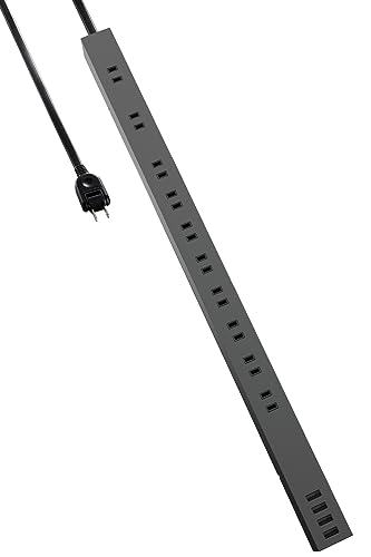 色：ブラック エレコム 電源タップ 雷ガード USBタップ [コンセント 10個口 / USB-A