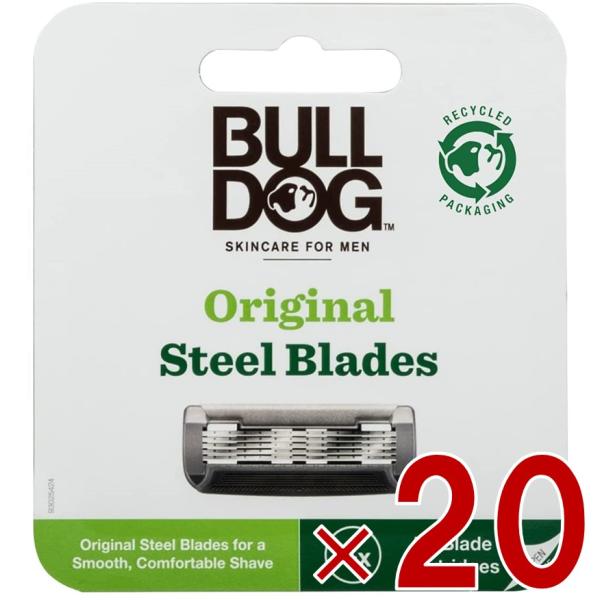 ブルドッグ Bulldog 5枚刃 オリジナル替刃 4コ入 男性カミソリ シック 替刃 20個