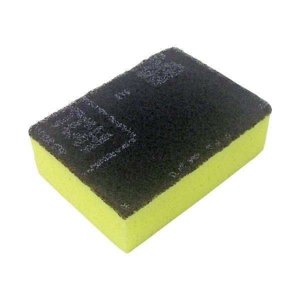 （まとめ）キクロン スポンジたわし キクロンC イエロー[x10セット]