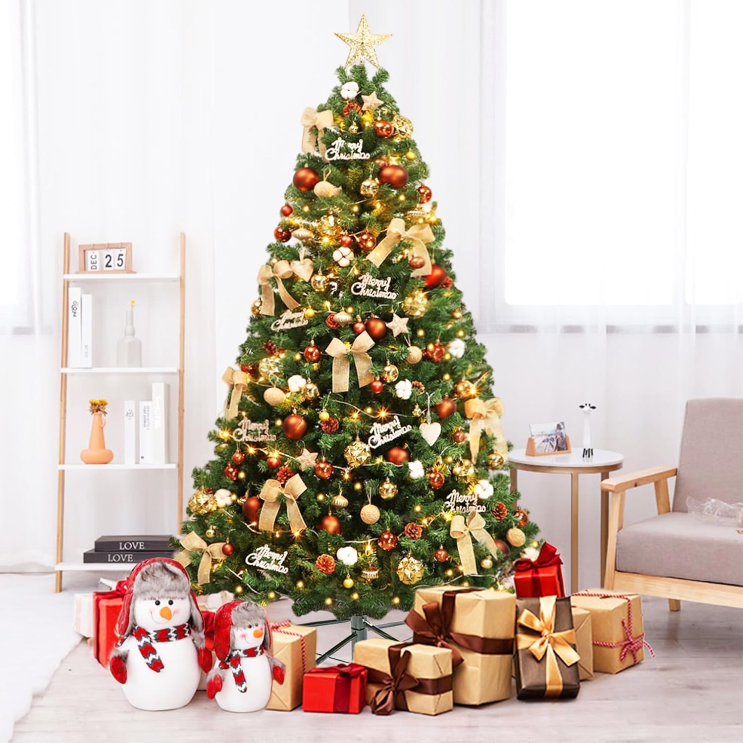 クリスマスツリー 150CM Christmas tree オーナメントセット 組立簡単 収納便利 おしゃれ 保護用手袋付き 北欧風 クリスマスグッズ セット 屋内 屋外 インテリア 商店 カフェ