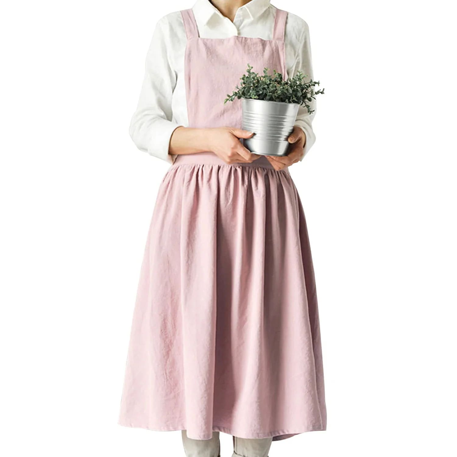 大人気！ エプロン レディース 子供 H型 首掛け おしゃれ ワンピース フリル シンプル 女性用 撥水 カフェ スタッフエプロン 無地 保育士 レストラン 美容師 保育士 お食事エステ 脫着簡単 26,162円
