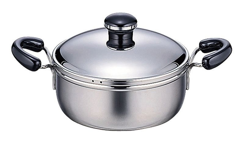 宮崎製作所 オブジェ OJ-33 ミニ両手鍋 16cm（1.2L）