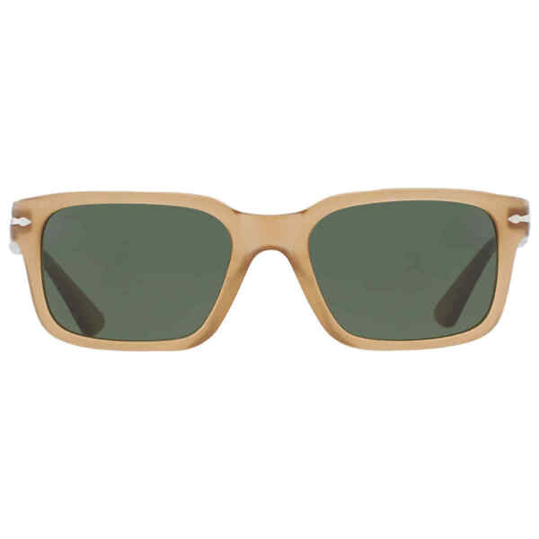 ペルソールPersol Green Rectangular Unisex Sunglasses PO3272S 116931 55 PO3272S 116931 55