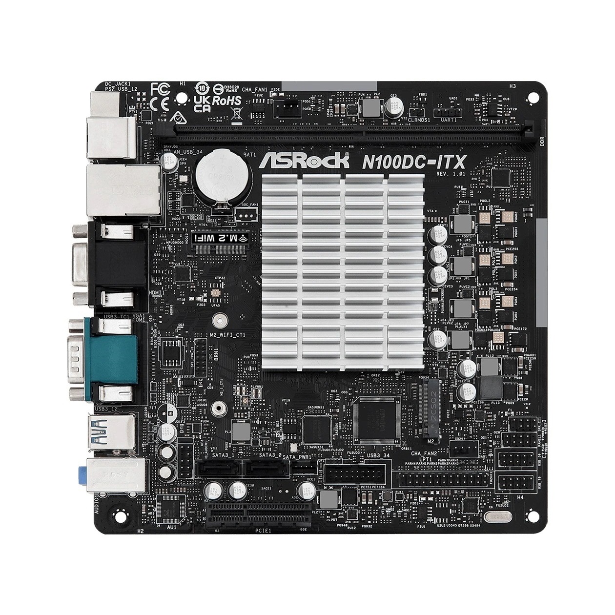 N100DC-ITX Mini-ITXマザーボード