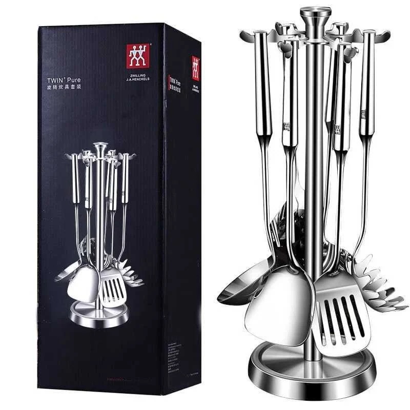 スプーン家庭用7本 36ドイツキッチンスパチュラ クッキングスパチュラ スレス304