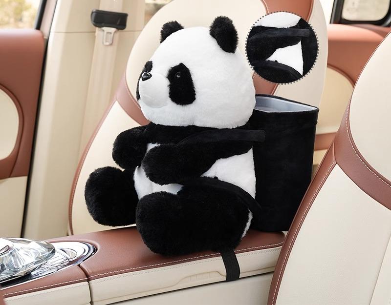 ティッシュケース 車 カー用品 ゴミ箱 ツー イン ワン アームレスト ボックス 多機能 収納 かわいい ブラック ブラウン