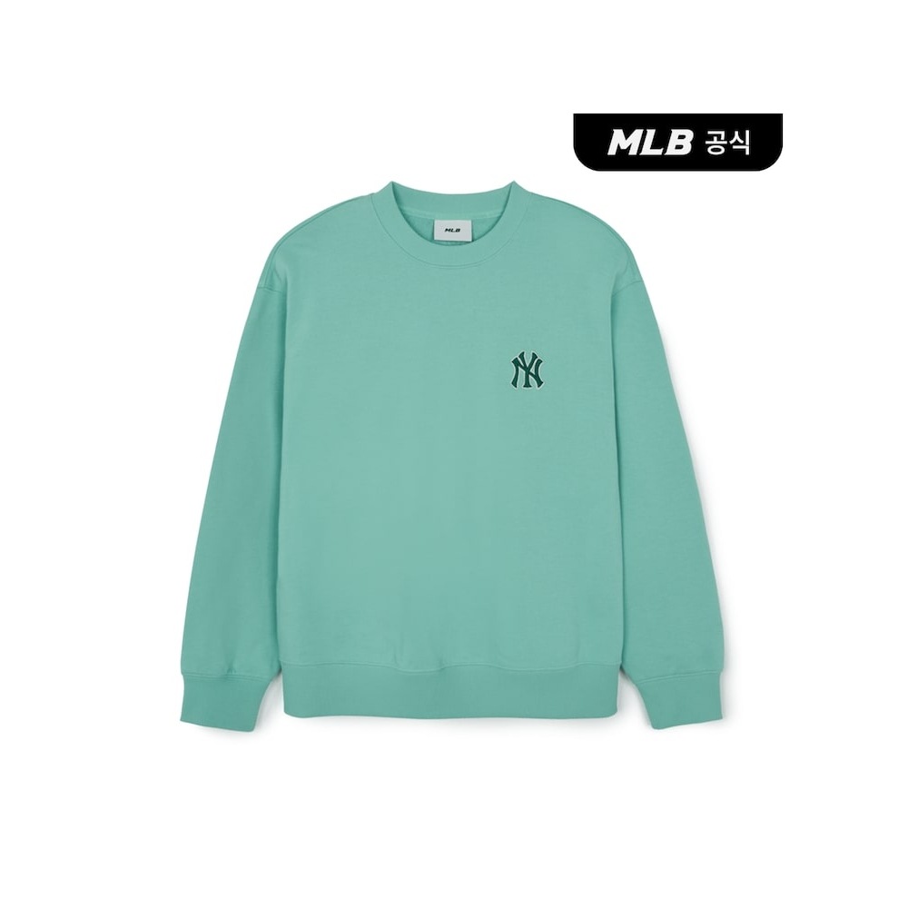 MLB クラシックモノグラムビッグラックススウェットシャツ NY (Mg.Mint) QHHC3AMTM0444-50MTM