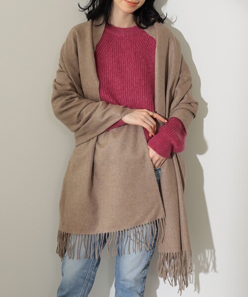 [最安値挑戦]ストール ソリッド カシミヤ ストール レディース