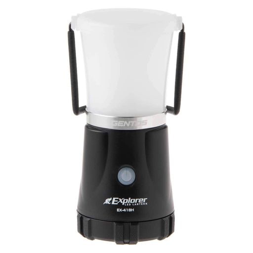 GENTOS(ジェントス) LED ランタン 充電式 専用充電池/単3電池式 500ルーメン エクスプローラー EX-418H キャンプ アウトドア ライト 照明 防災