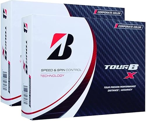 ２ダース BRIDGESTONE(ブリヂストン)ゴルフボール TOUR ツアー B X 2022年モデル 12球入 (X_コーポレート_２ダース)