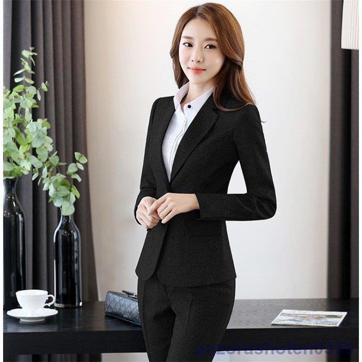 レディース パンツスーツ 2点セット 女の子 オフィス 美脚 リクルート 細身作り 大きいサイズ フ 4,709円