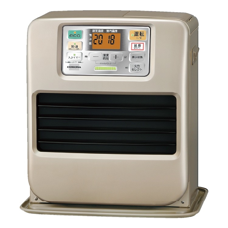 石油ファンヒーター 主に9畳用 SRタイプ 木造9畳 コンクリート12畳 タンク容量5L 3.3kW シャンパンゴールド FH-SR3324Y-N