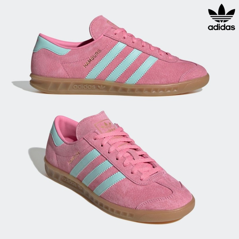 [ADIDAS] アディダス スニーカー レディース ハンブルク ブリスピンク / HAMBURG PINK