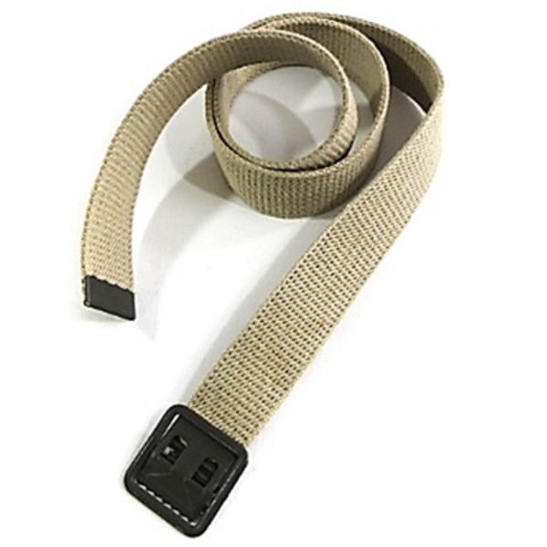 フランス軍放オープンバックルキャンパスベルト未使用デットストック