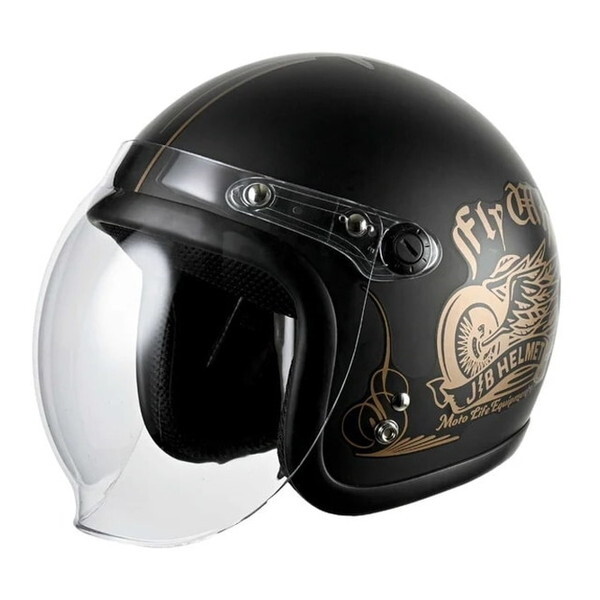 RIDEZ JB FLYWHEEL BLACK 57-60cm未満 デザインジェットヘルメット
