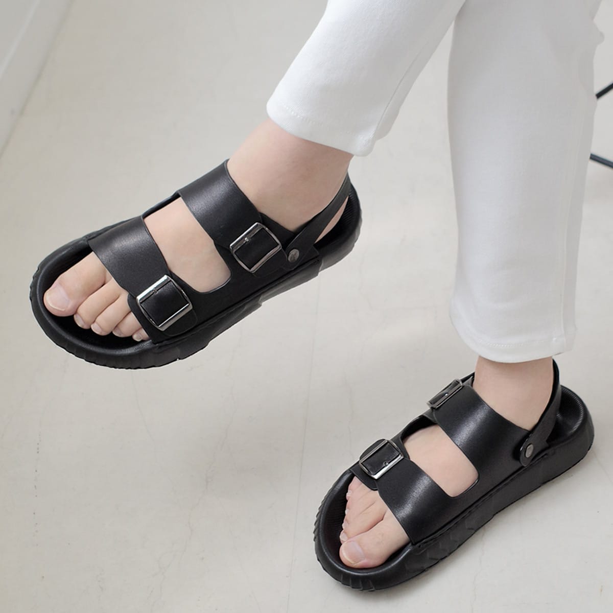 本革2WAYスポーツサンダル メンズ