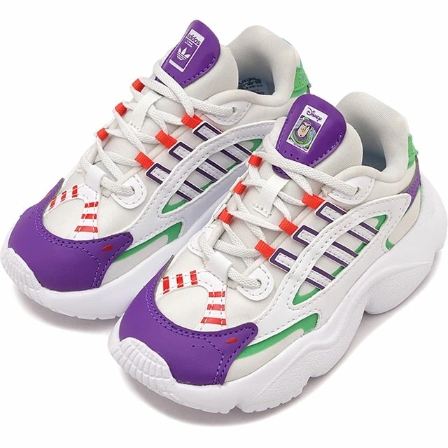 キッズ スニーカー オズミレン EL インファント [NIM19/JI0077] 子供靴 男の子・女の子 靴 トイストーリー バズライトイヤー フットウェアホワイト/アクティブパープル 正規取扱店