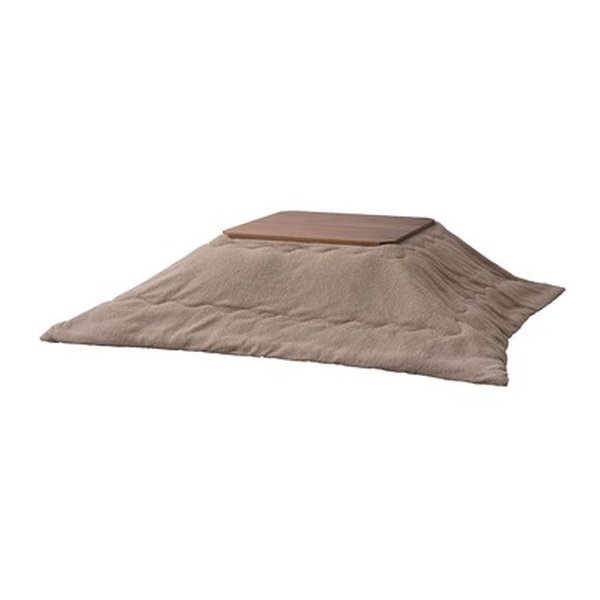 コタツ布団 正方形 ボア チャコールブラウン W190×D190 KK-169CBR 5,189円