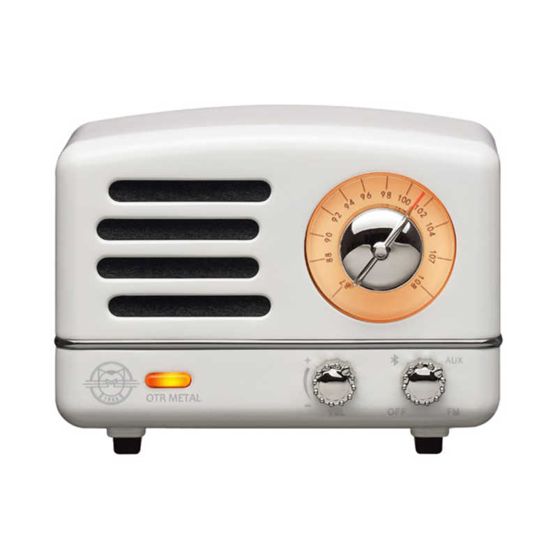 MUSEN　MUZEN OTR メタル Bluetooth スピーカー ホワイト ［Bluetooth対応］　MW2AIWH