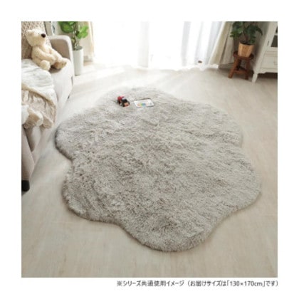 グラムスタイル モクモク ライトグレー 130x170cm 「GSCD307348」 5,341円