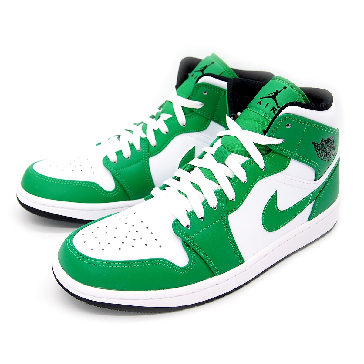 AJ 1 MID LUCKY GREEN/BLACK‐WHITE メンズ スニーカー セルティックスカラー