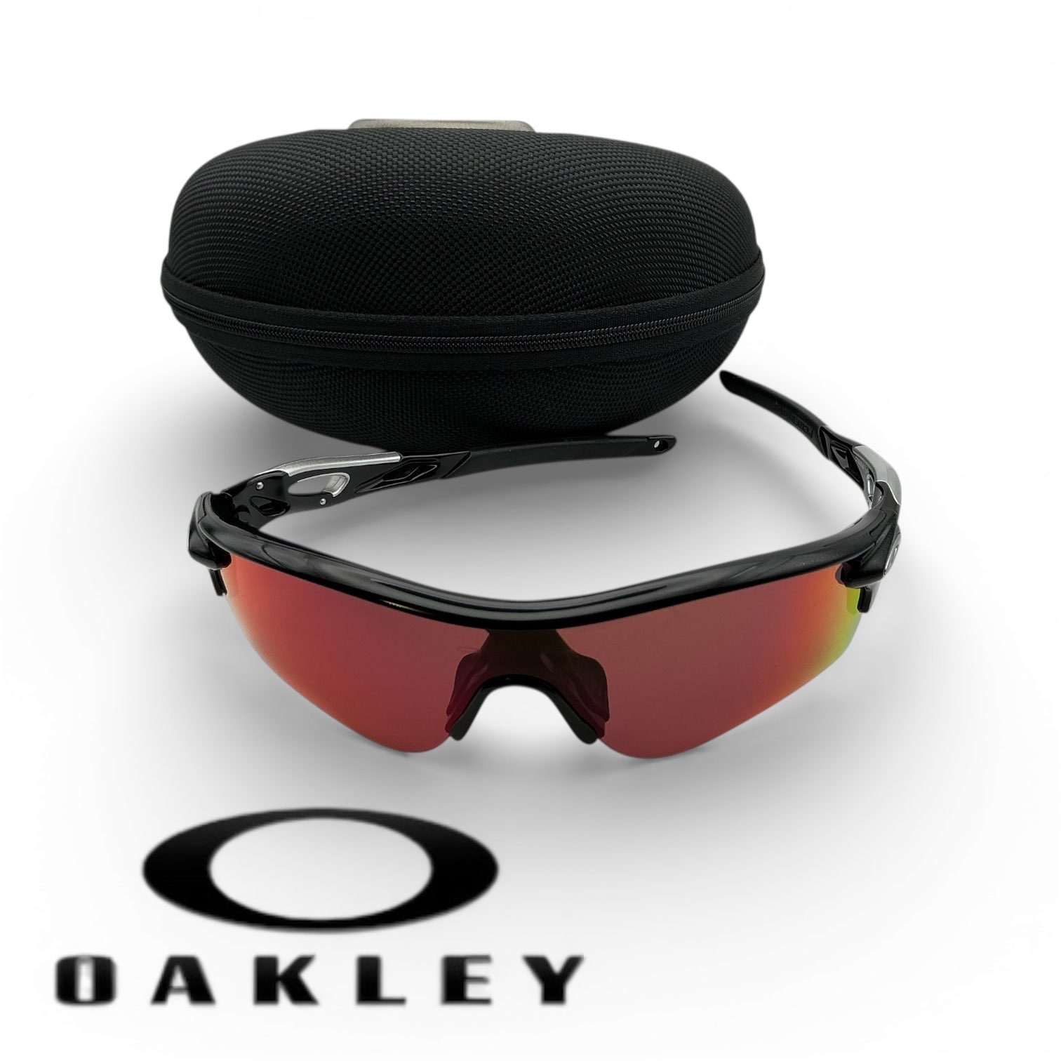 サングラス OO9206-25 RadarLock Path AsiaFit（Low Bridge Fit ） Prizm Ruby Iridium／Polished Black