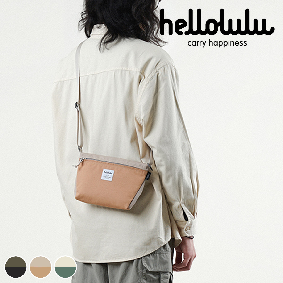 【25年FW新色】 ショルダーバッグ hellolulu カナ CANA ハロルル バッグ レディース メンズ ミニショルダー クロスボディ 軽い 撥水 斜め掛け クロスバッグ ポシェット