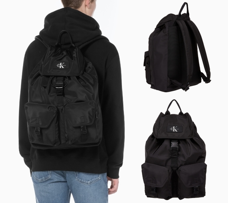 CKJ Flap Two-Pocket Backpack (HH3947-001)