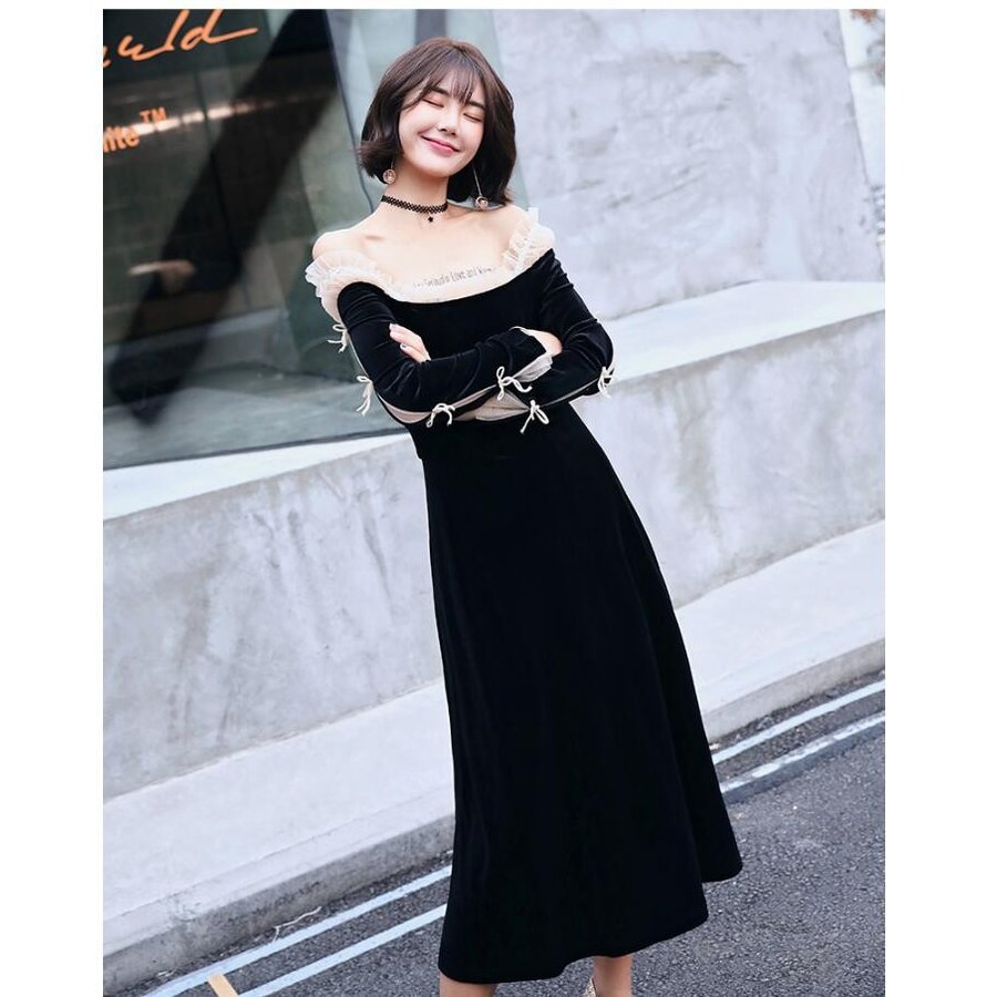 パーティードレス フォーマルドレス 結婚式ワンピース ひざ丈ドレス 二次会 50代 40代 30代